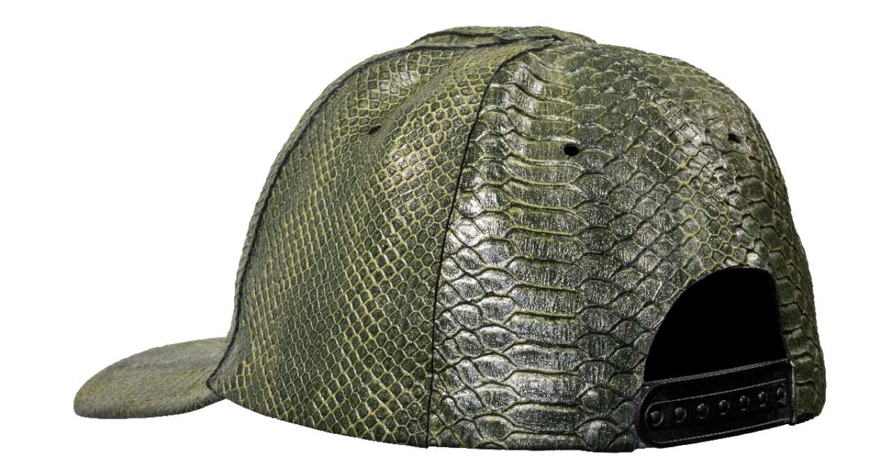 Baseball Cap - Snake 3D Struktur, PERFECT FIT, Latex Handmade Baseball Cap - Snake 3D Struktur, PERFECT FIT, Latex Handmade